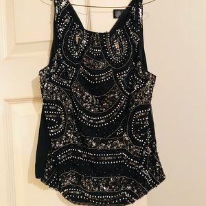 Beaded tank top